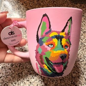 Pink Dog Mug